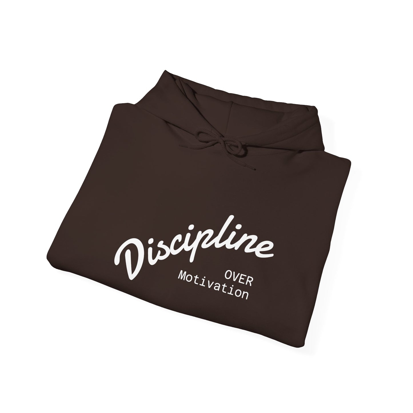 Discipline Over Motivation Hoodie, Unisex Sweatshirt, Cozy Gift for Athletes, Motivational Fashion, Inspirational Apparel