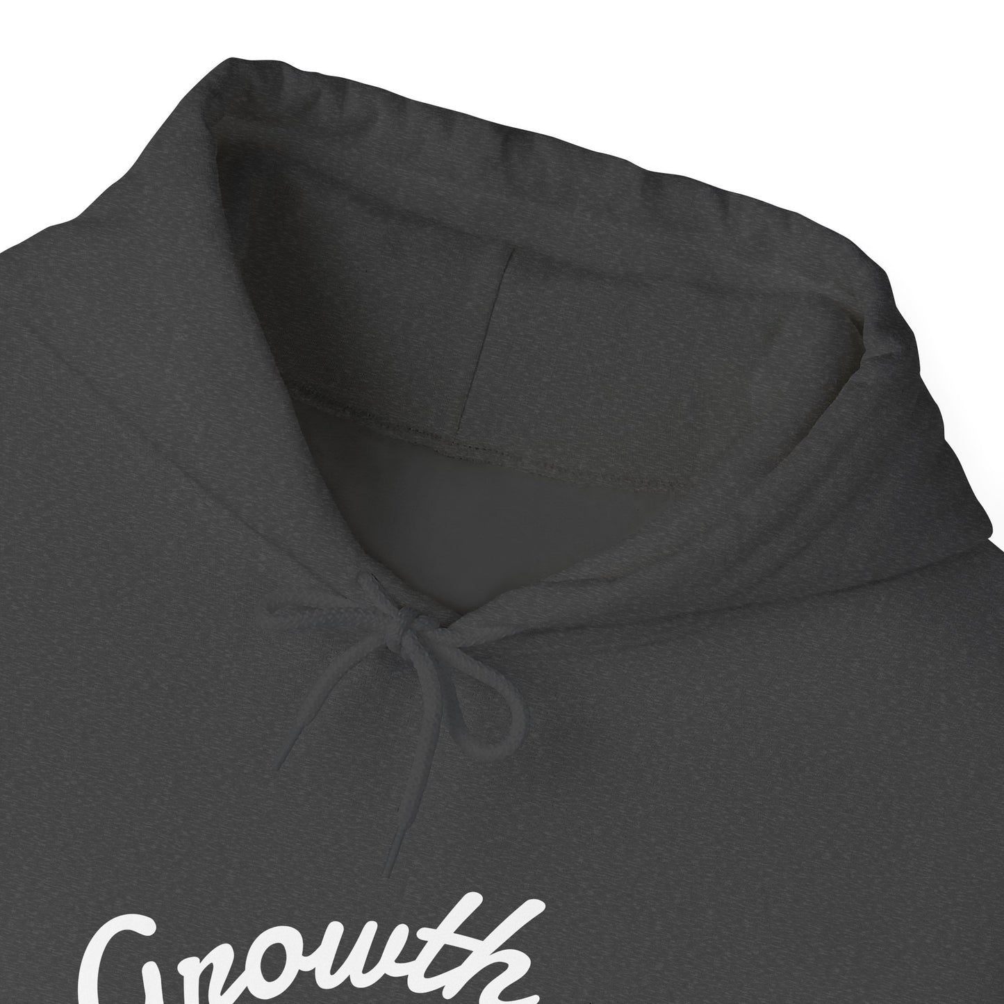 Growth Over Distraction Hoodie | Cozy Unisex Sweatshirt for Motivation, Self-Care, Gifts, Everyday Wear