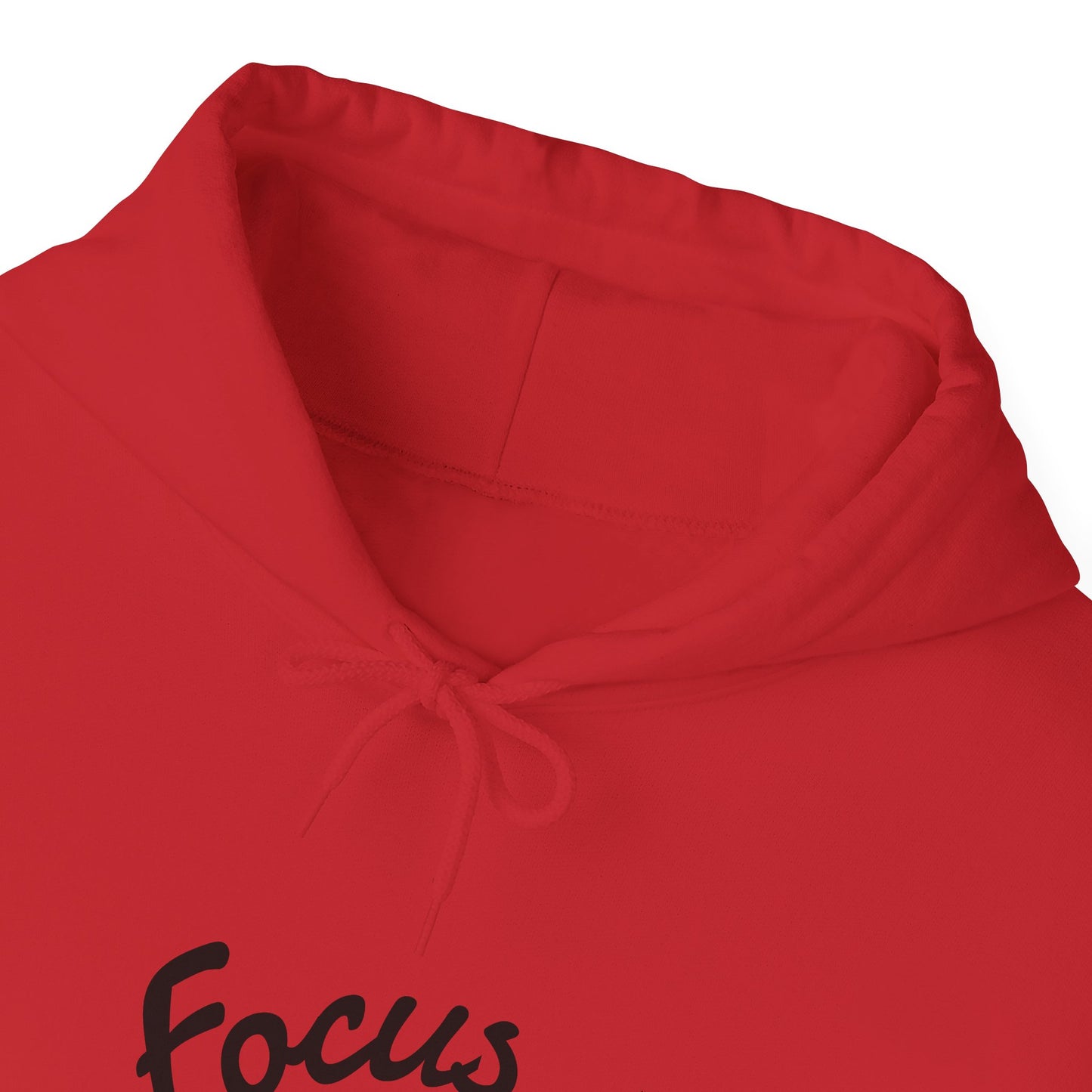 Focus Over Distraction , Cozy Motivational Hoodie